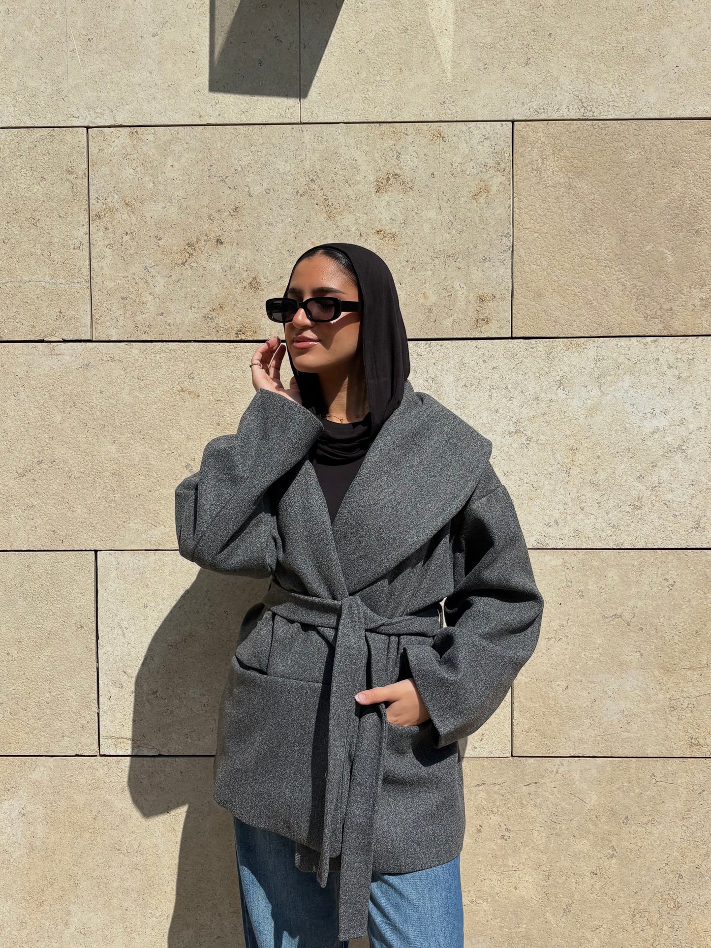 Winter Pearl Jacket - Dusty Grey