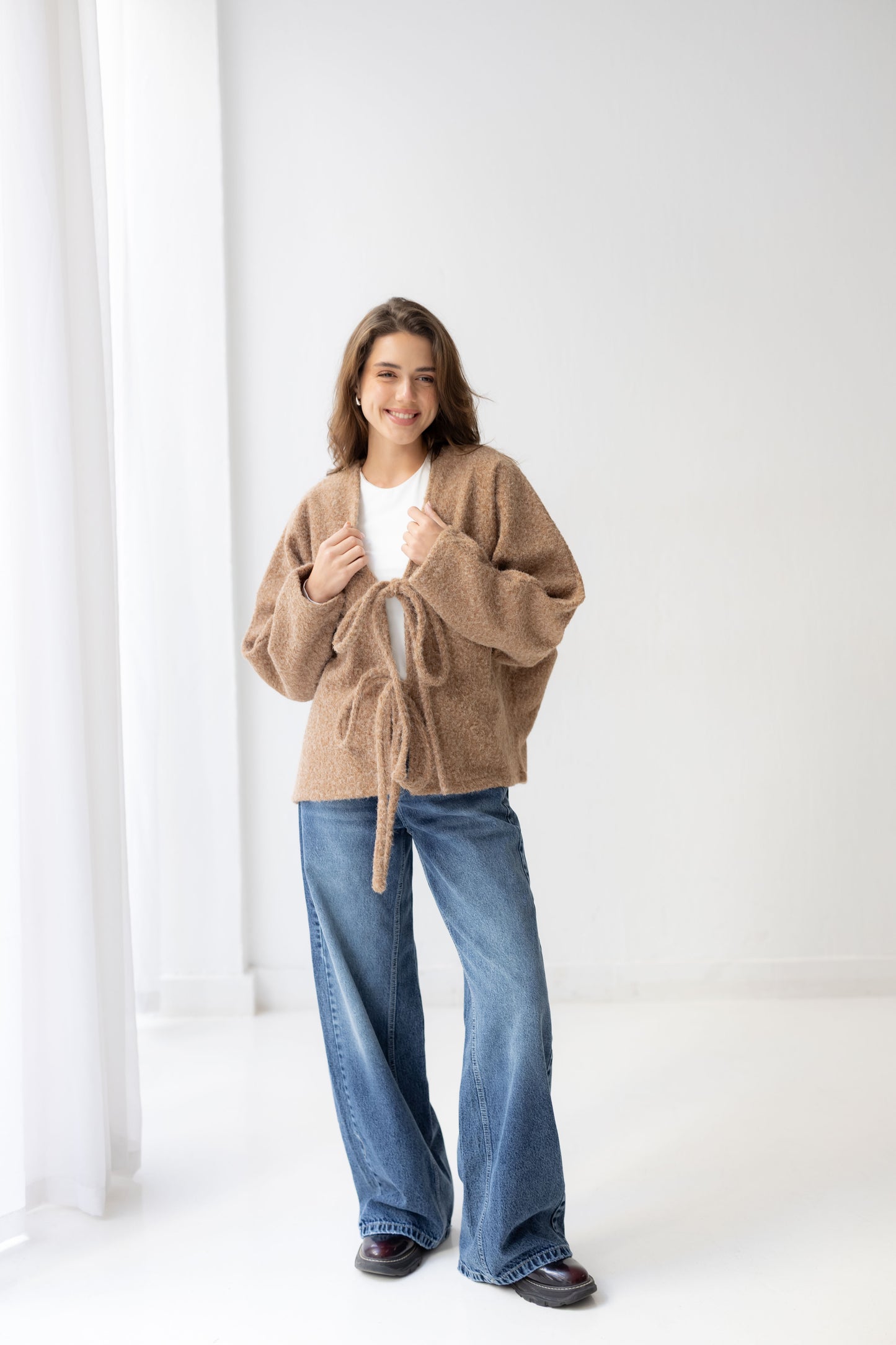 Dream Butterfly Top - Mocha