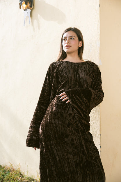 Butterfly Dress - Deep Cocoa