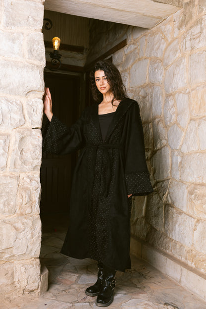 Sukoon Kaftan - Black