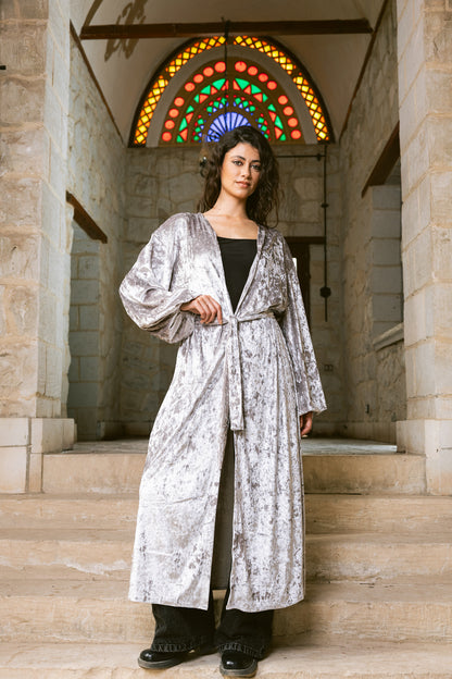 Moonfall Kimono - Silver