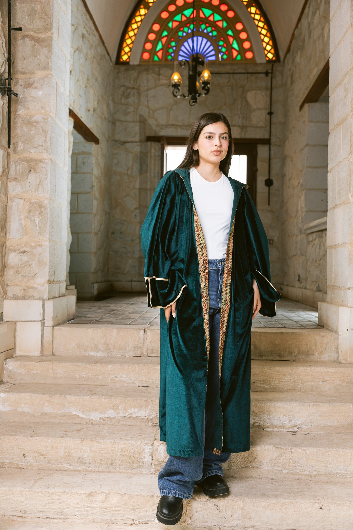 Zahra Kaftan - Emerald Green