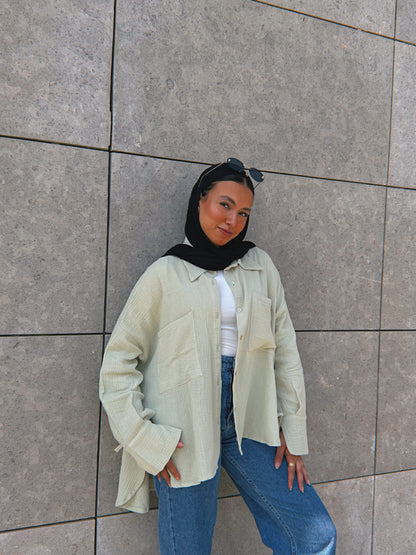 Blooming Shirt - Basil