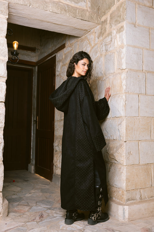 Sukoon Kaftan - Black