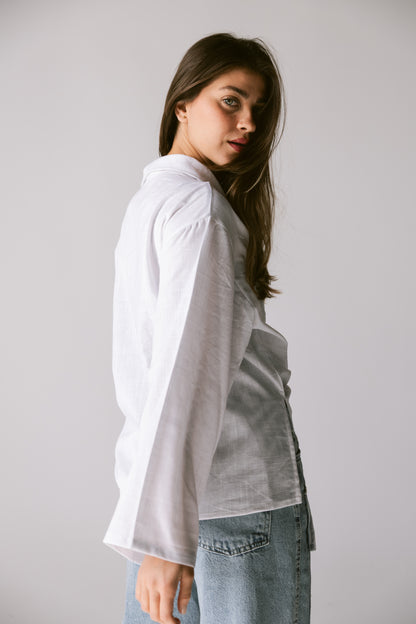 Softly Wrap Kimono - White