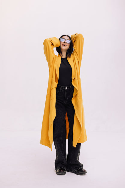 Cardigan Coat - Honey