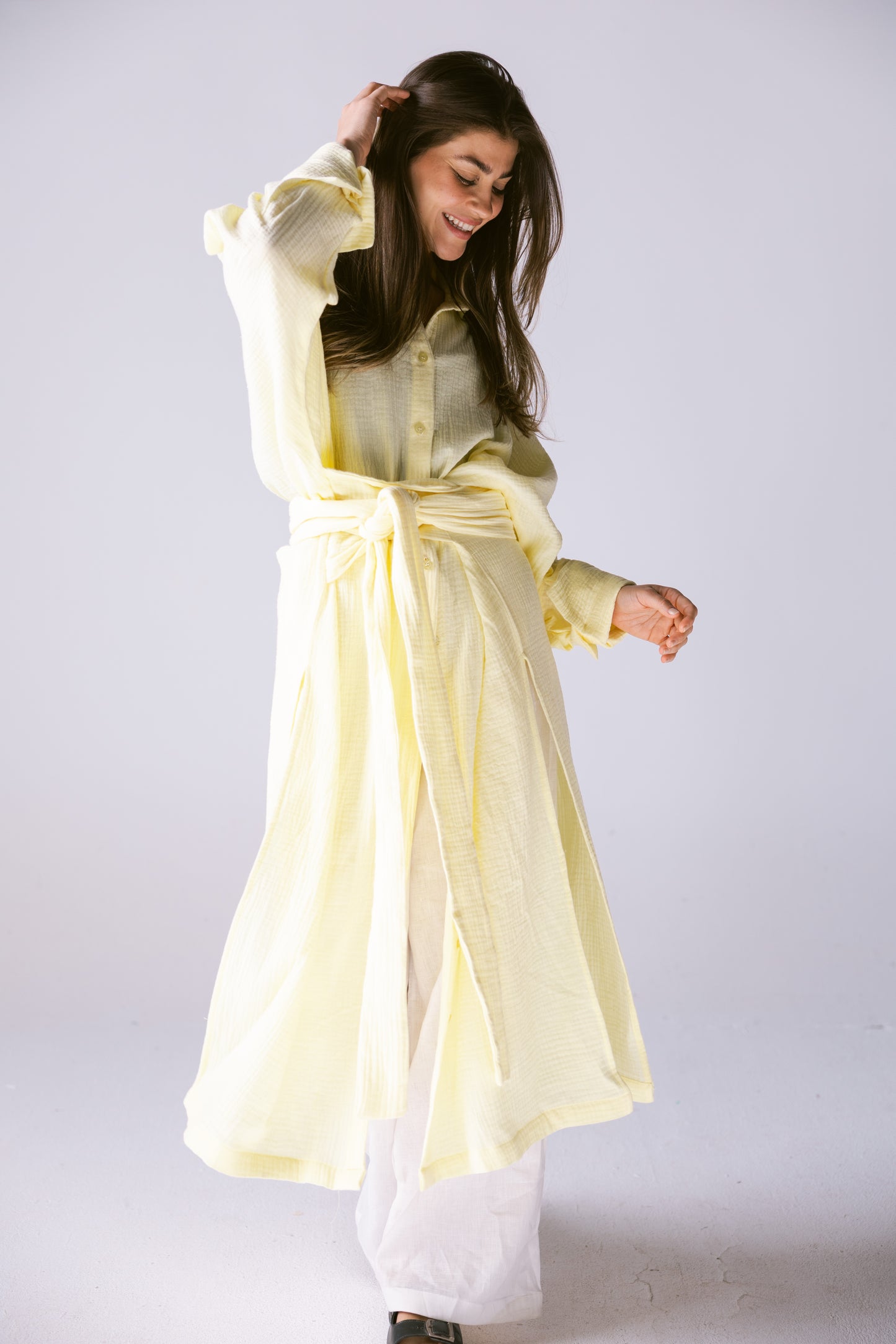 Off-Duty Shirt - Powder Yellow