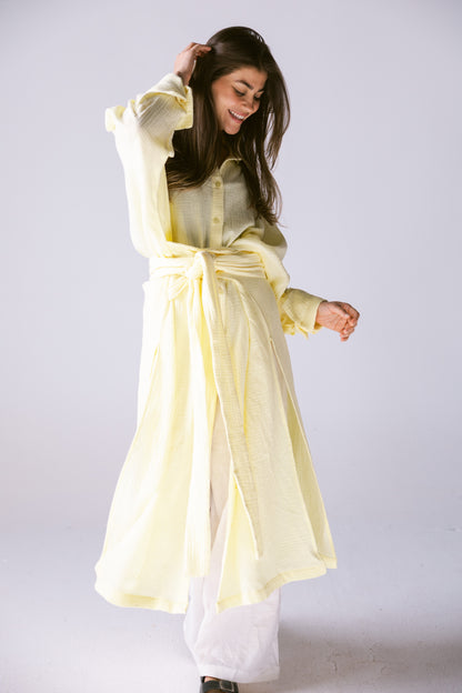 Off-Duty Shirt - Powder Yellow
