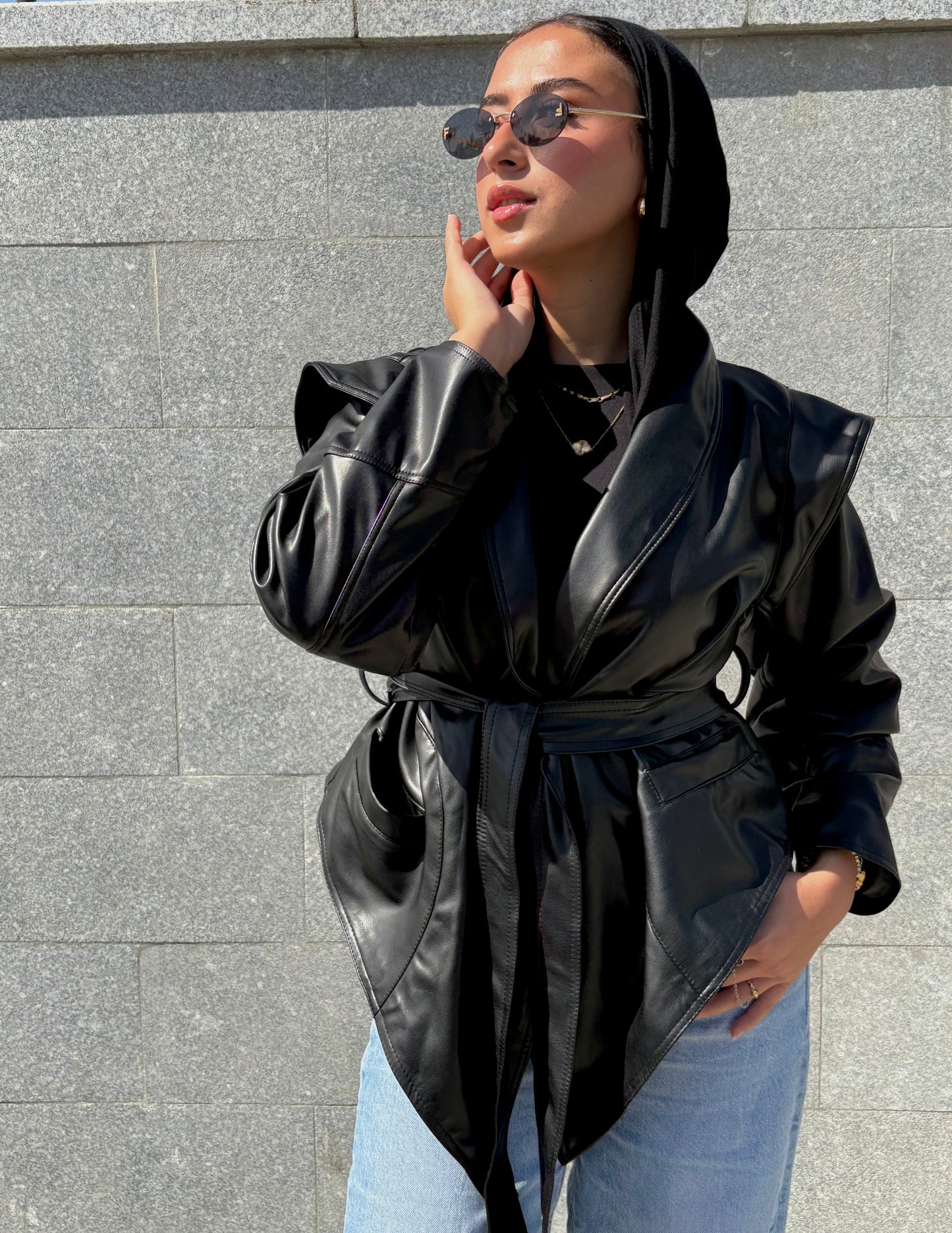 Bold As Love Leather Jacket - Black