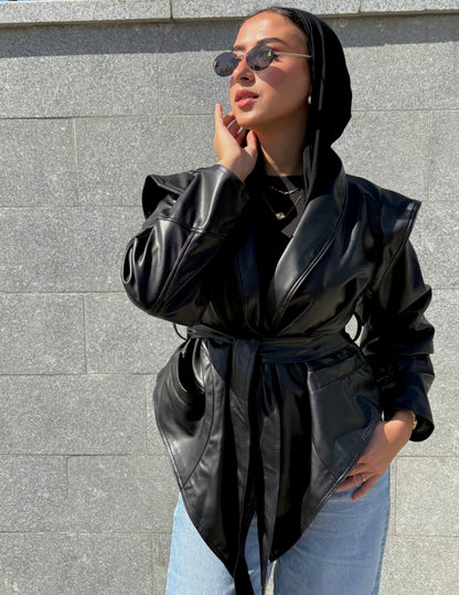 Bold As Love Leather Jacket - Black