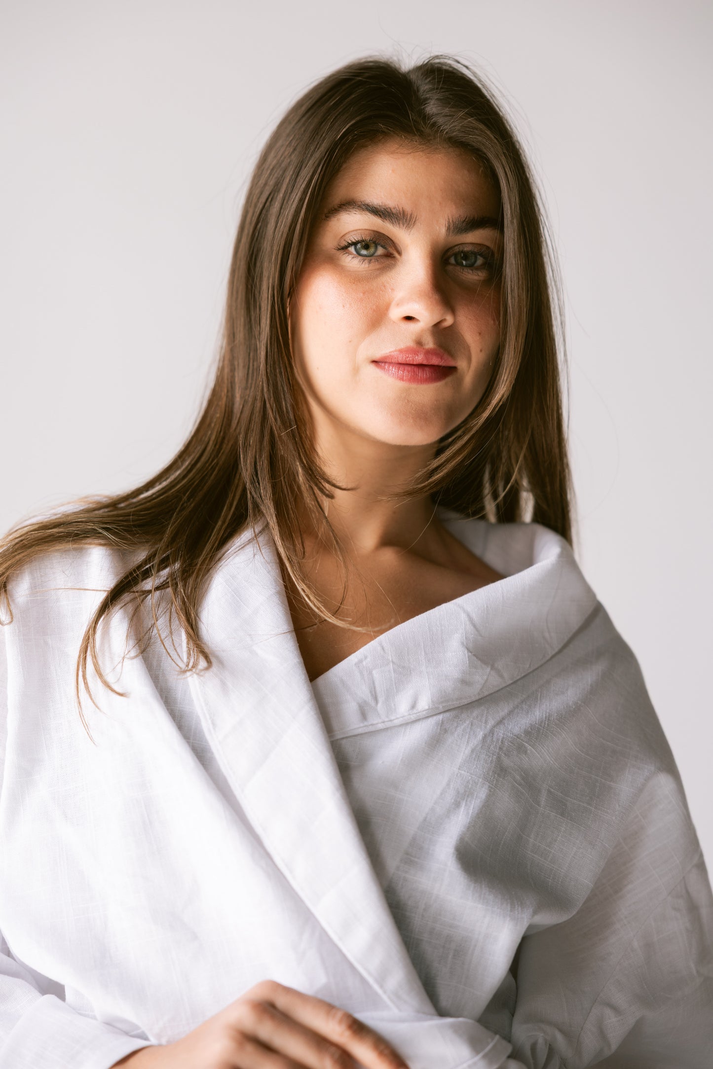 Softly Wrap Kimono - White