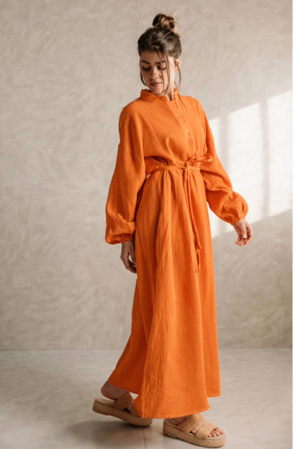 Rihan Dress - Orange