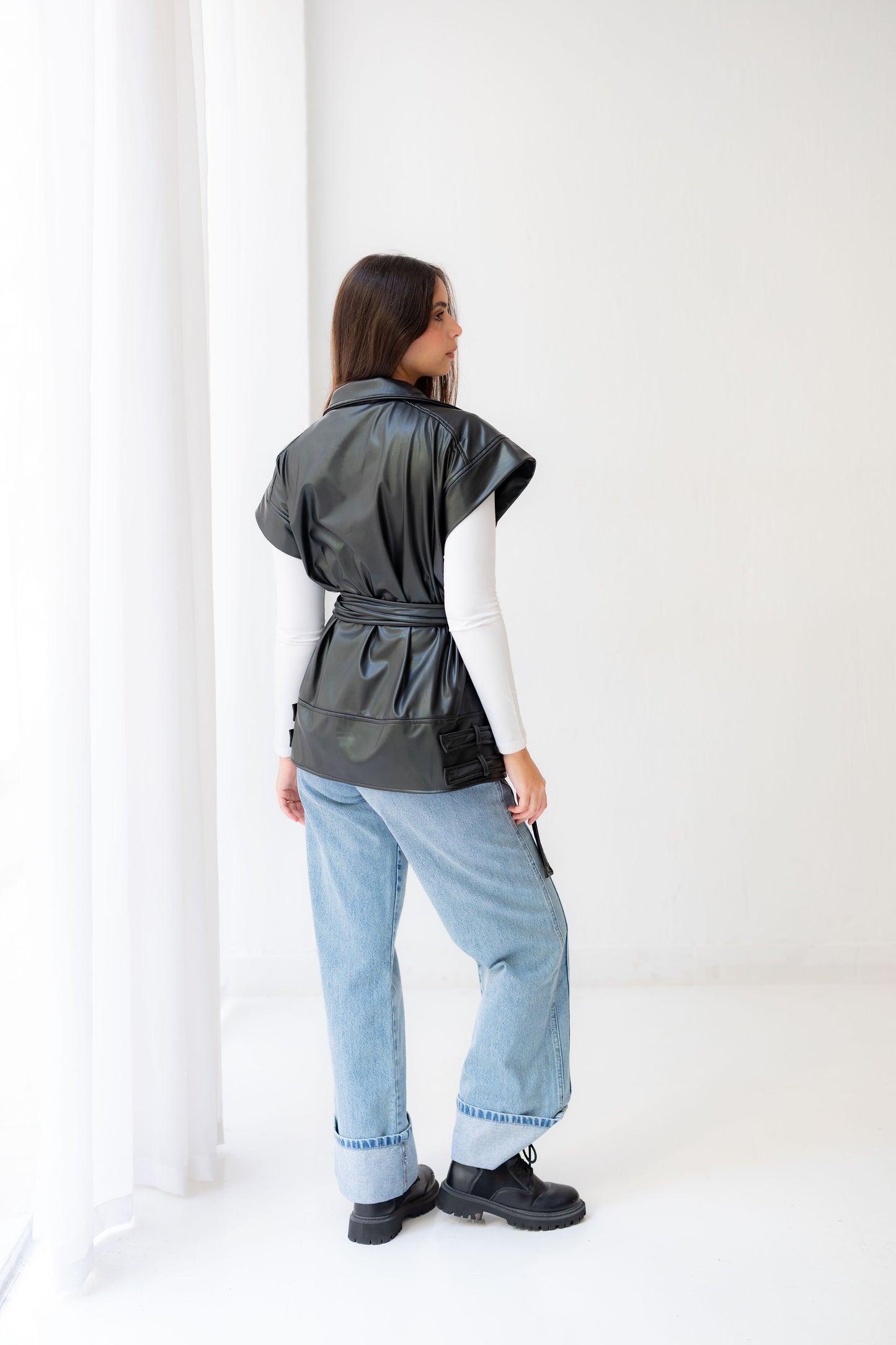 Statement Vest - Black