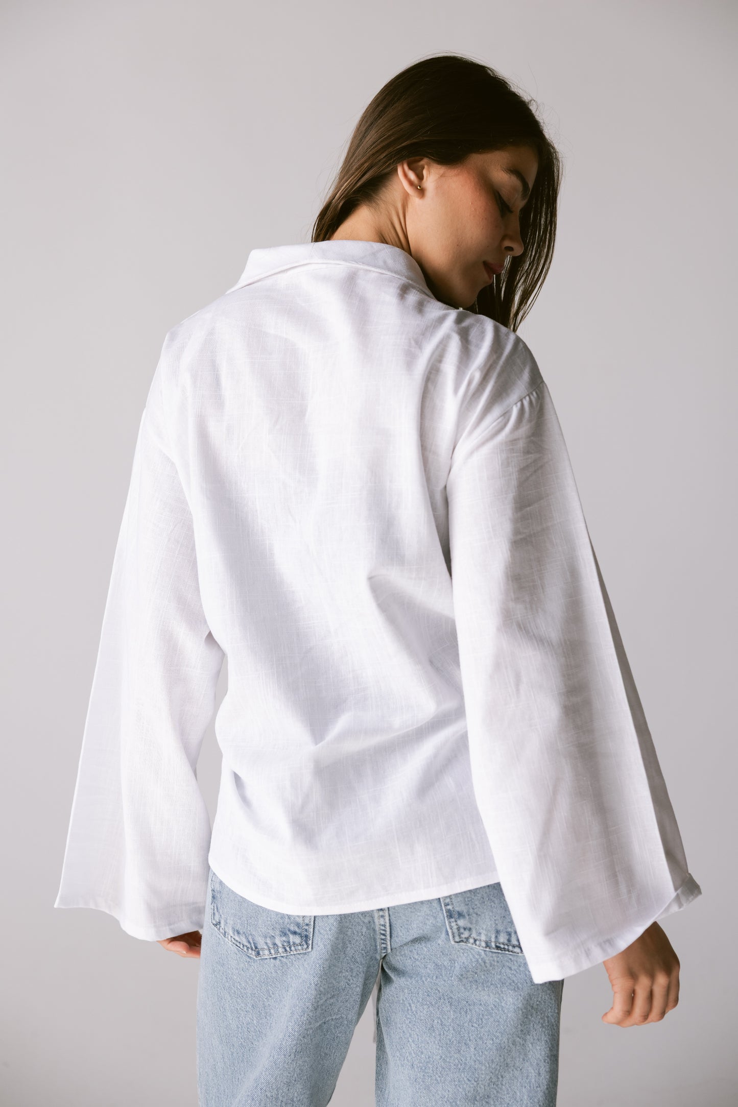 Softly Wrap Kimono - White