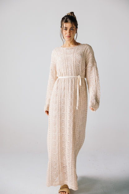 Sea Soul Knit Dress - Cream