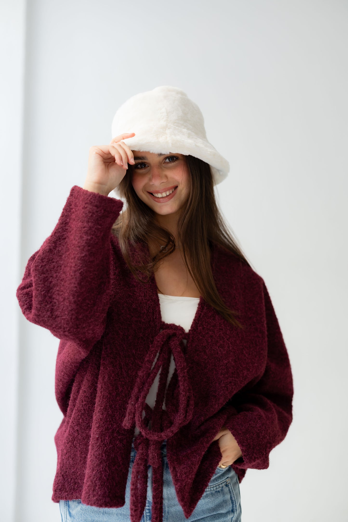 Dream Butterfly Top - Burgandy