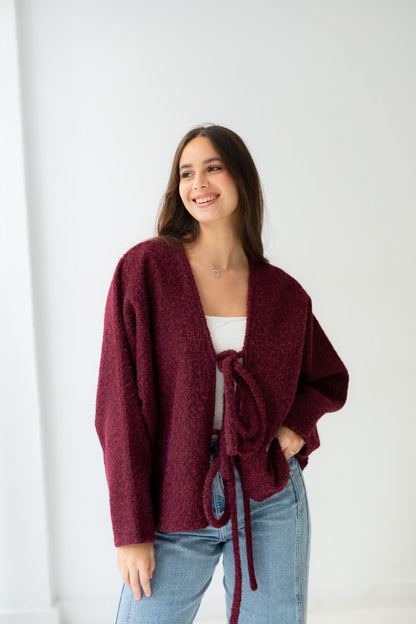 Dream Butterfly Top - Burgandy