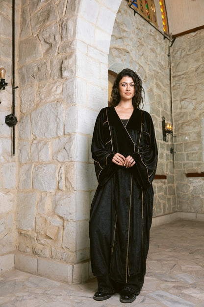 Winter Whisper Kaftan - Black