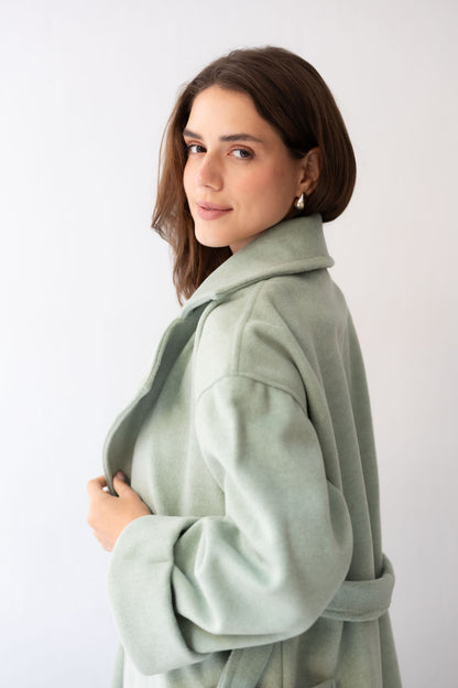 Keep Me Warm Coat - Mint