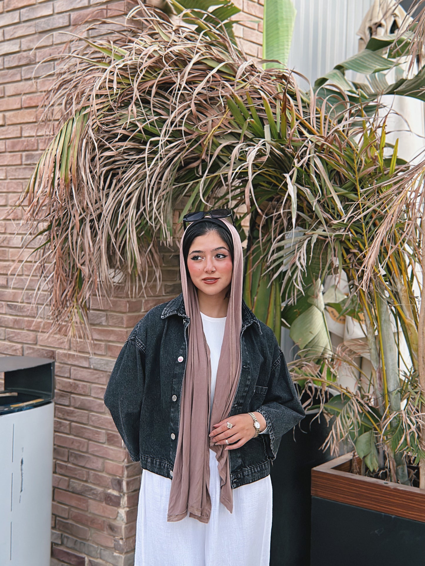 When In Doubt Denim Jacket - Dusty Black