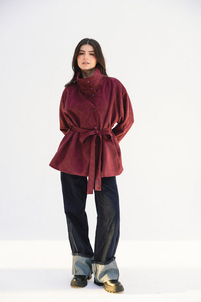 Comfort Zone Jacket - Burgundy