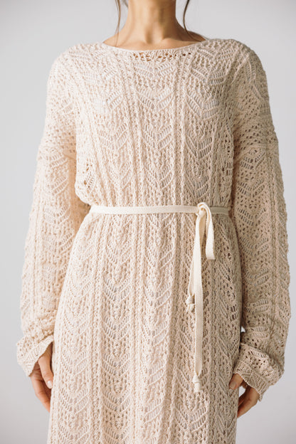 Sea Soul Knit Dress - Cream