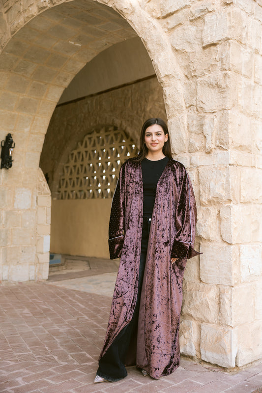 Soft Statement Kaftan - Deep Plum