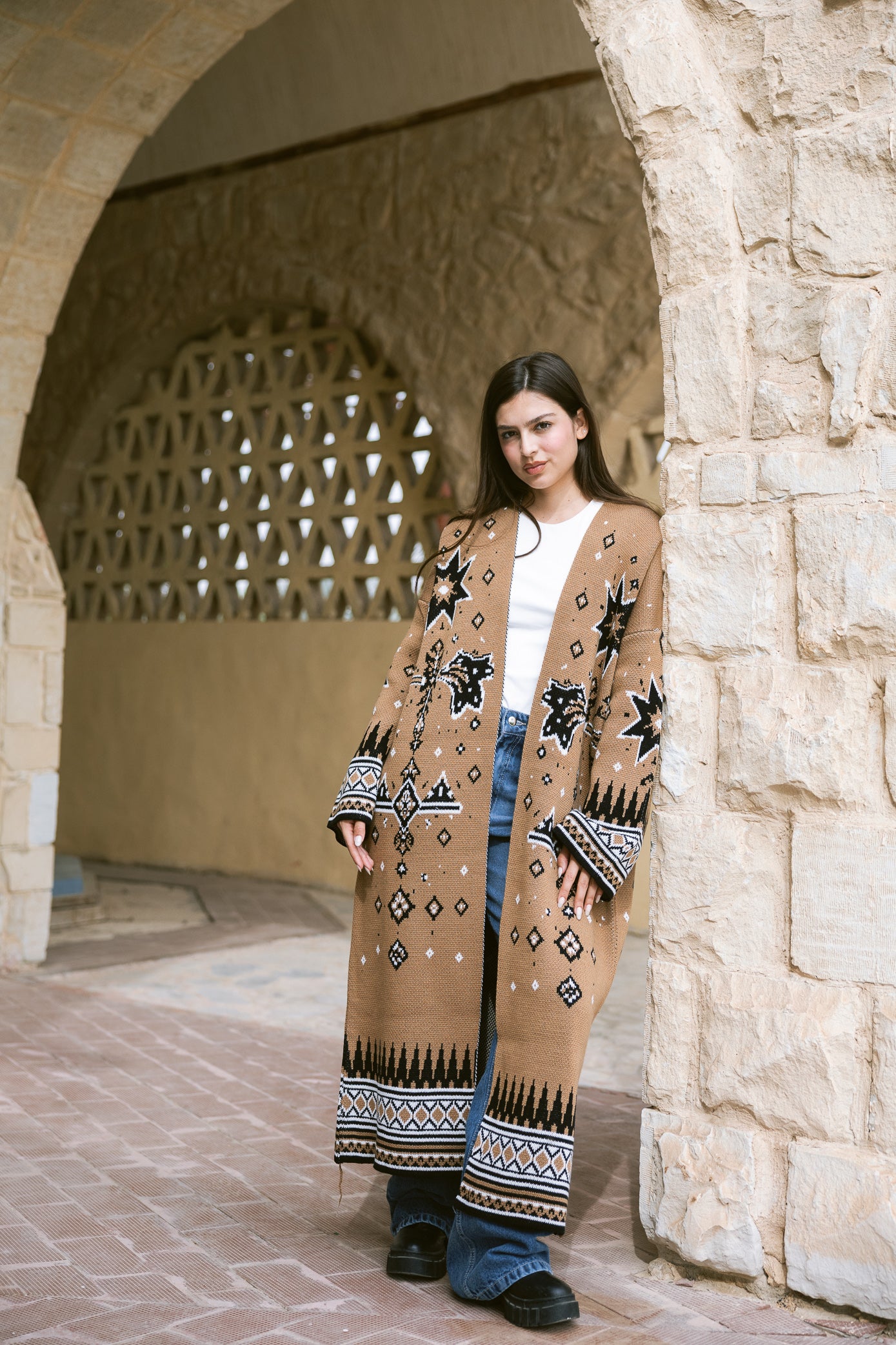 Nojom Cardigan - Sand