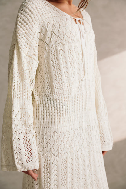 That Girl Knit Dress - White