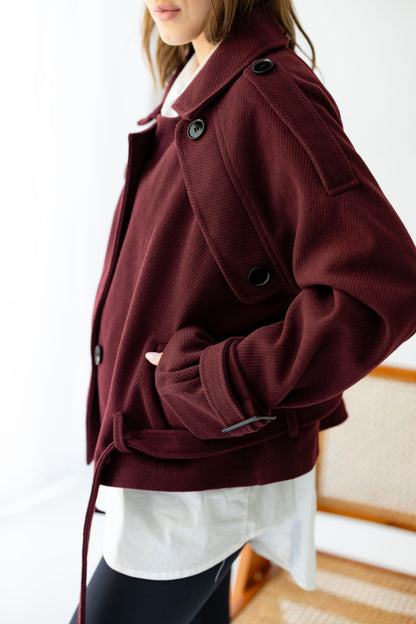 Dominant Jacket - Deep Burgandy