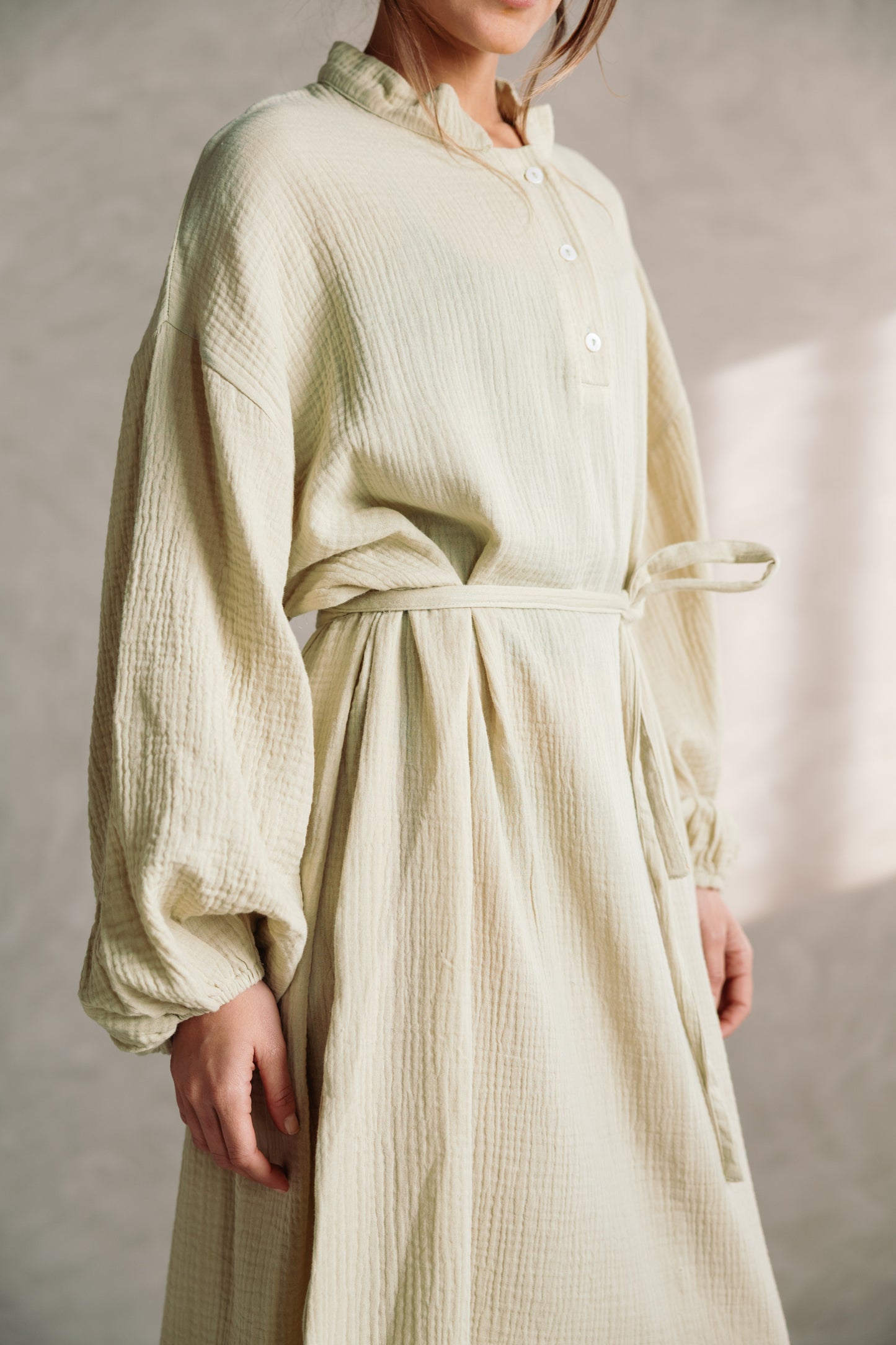 Rihan Dress - Basil