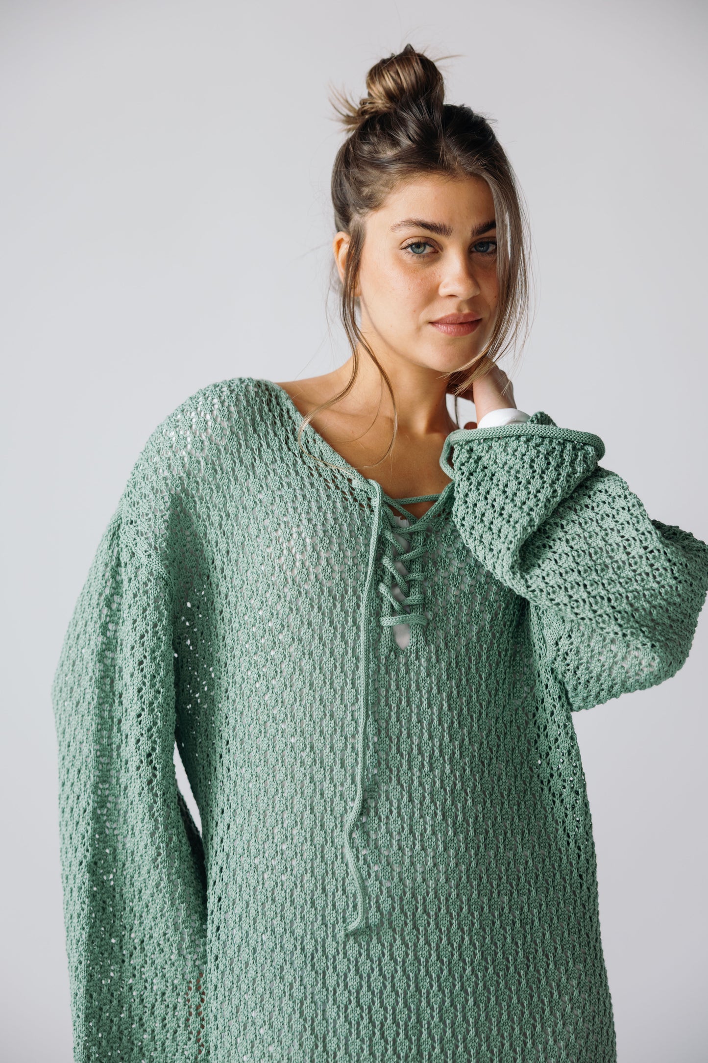 Earthy Knit Dress - Olive