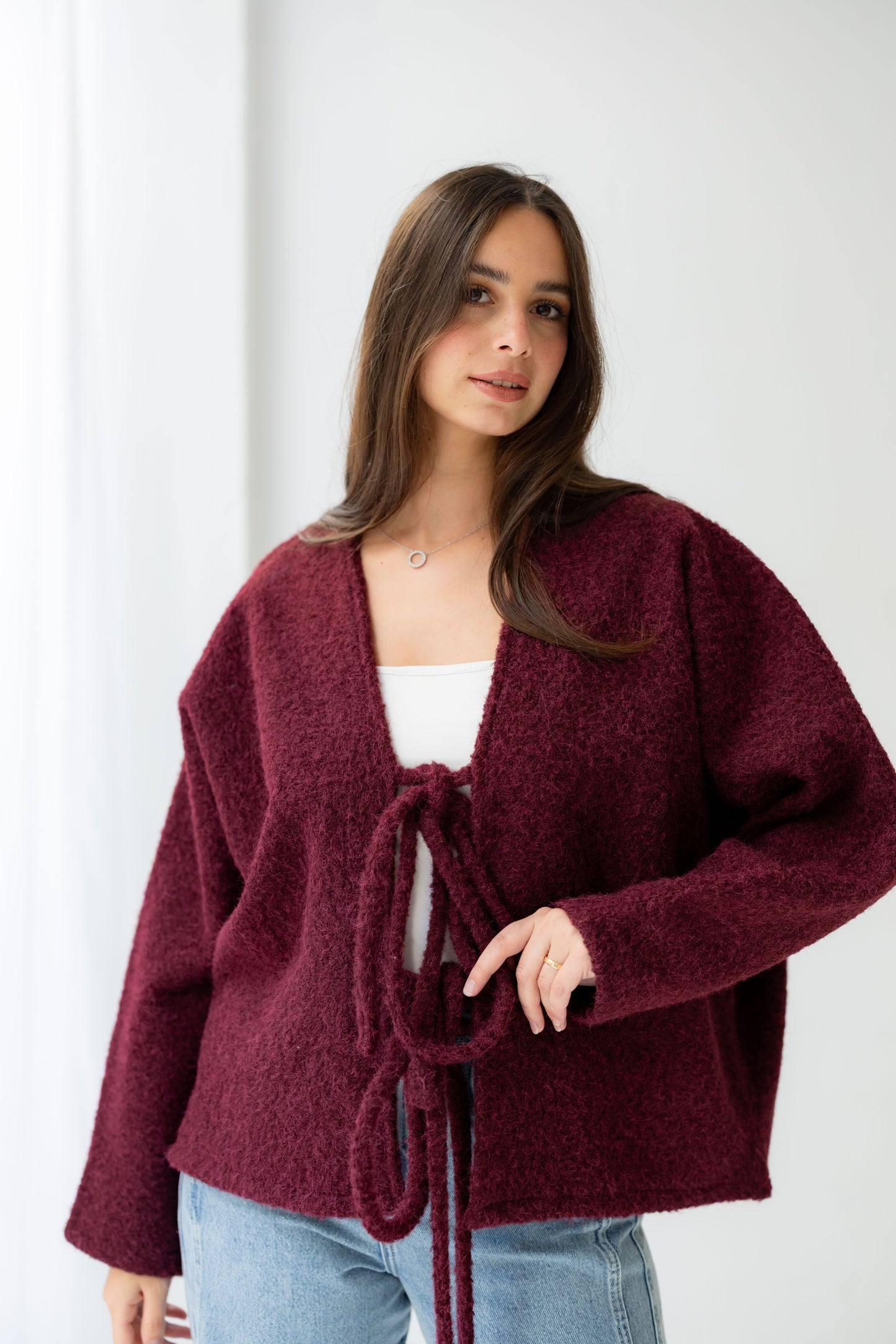 Dream Butterfly Top - Burgandy