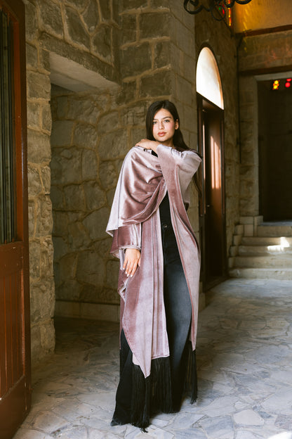 Fringe Edit Kaftan - Dusty Rose
