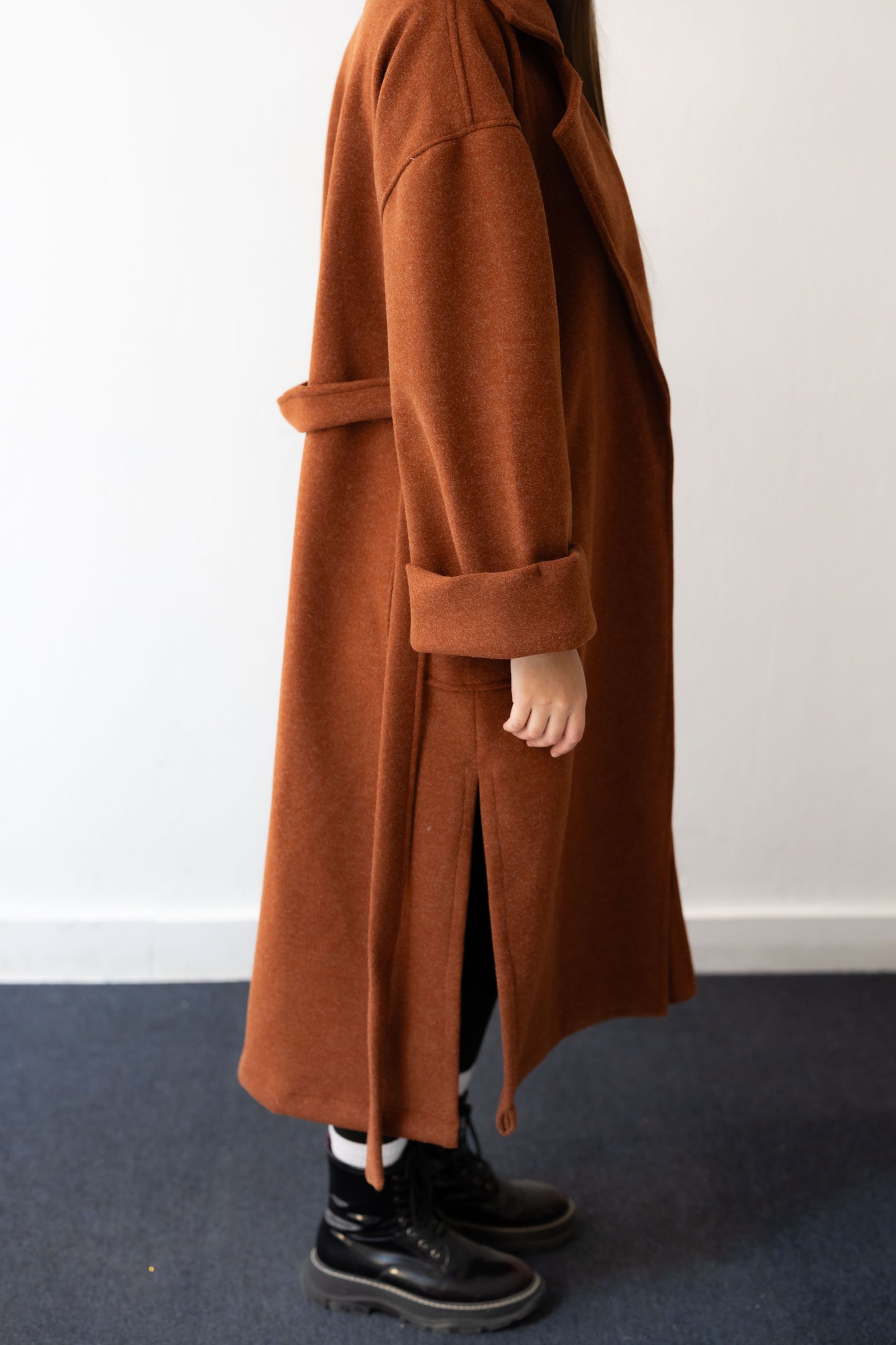 Keep Me Warm Coat - Brick