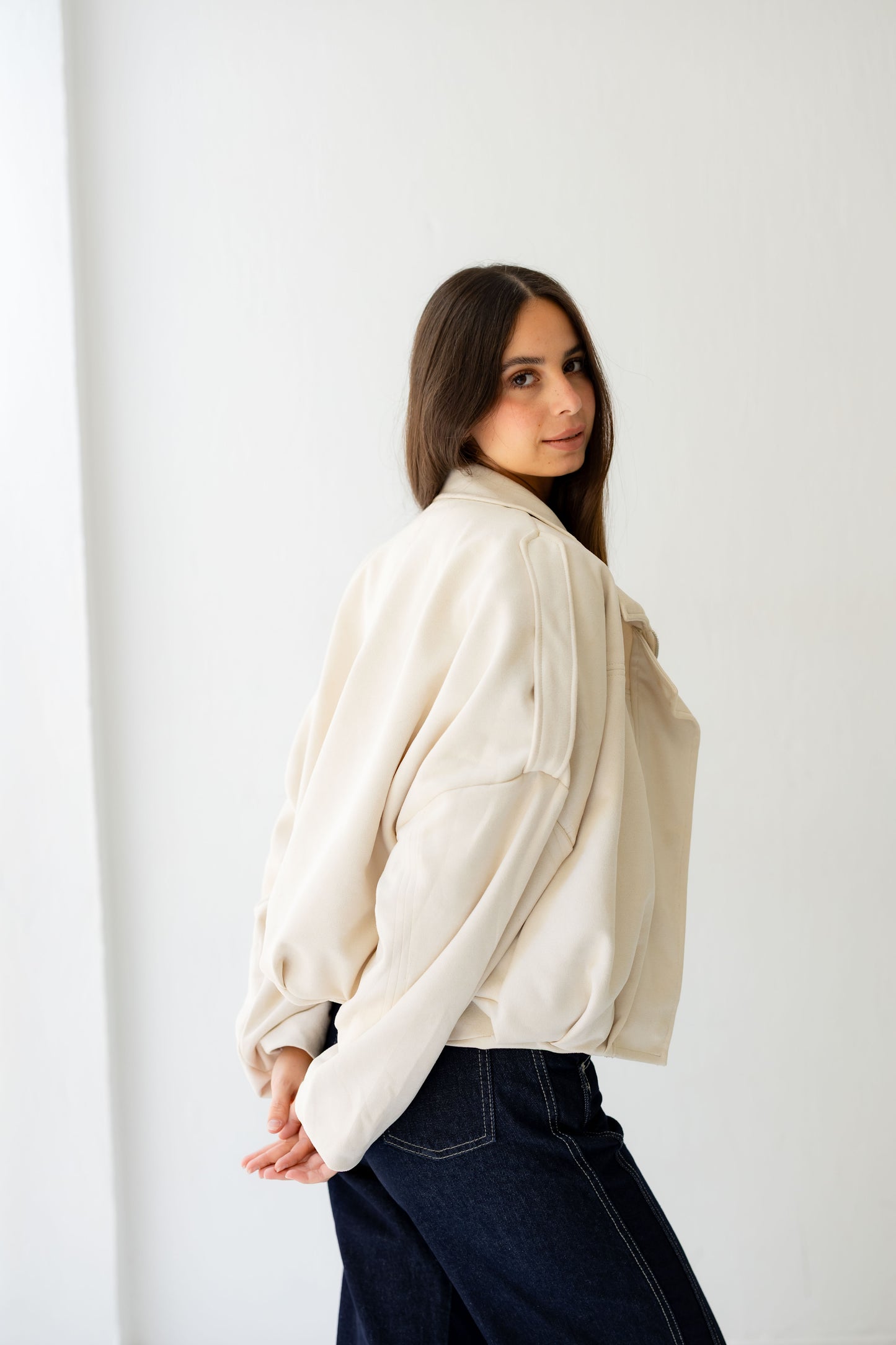 Velvet Storm Jacket - Cream (PRE-ORDER)