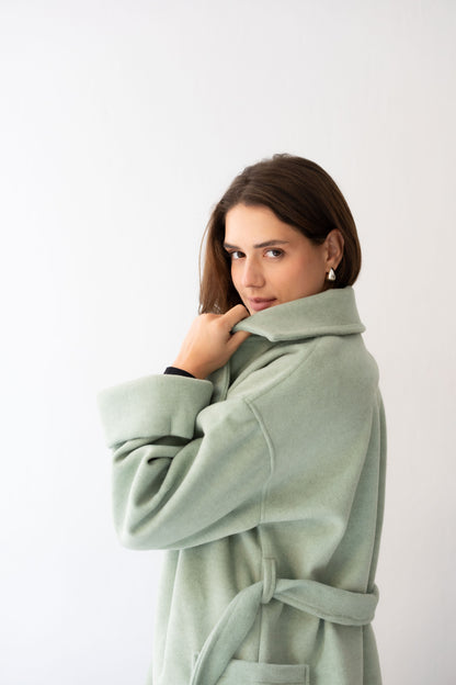 Keep Me Warm Coat - Mint