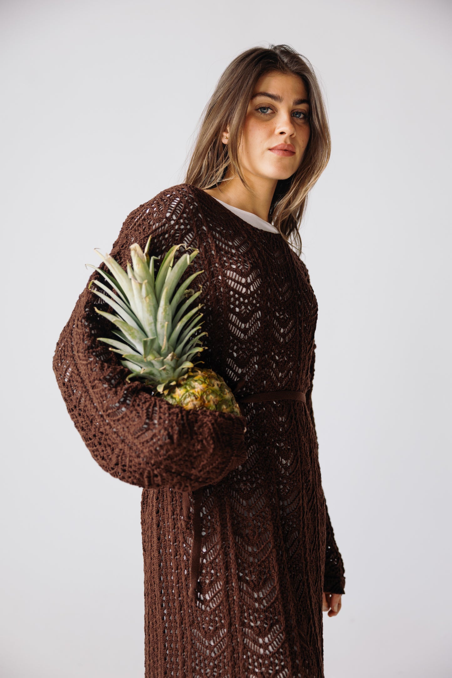 Sea Soul Knit Dress - Chocolate