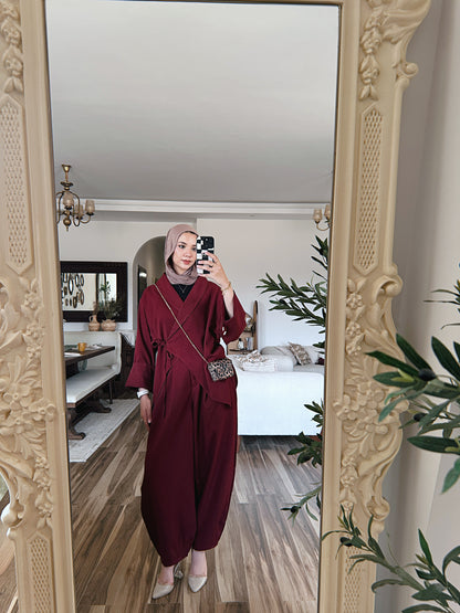 Rema Set - Burgundy
