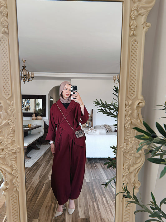 Rema Set - Burgundy