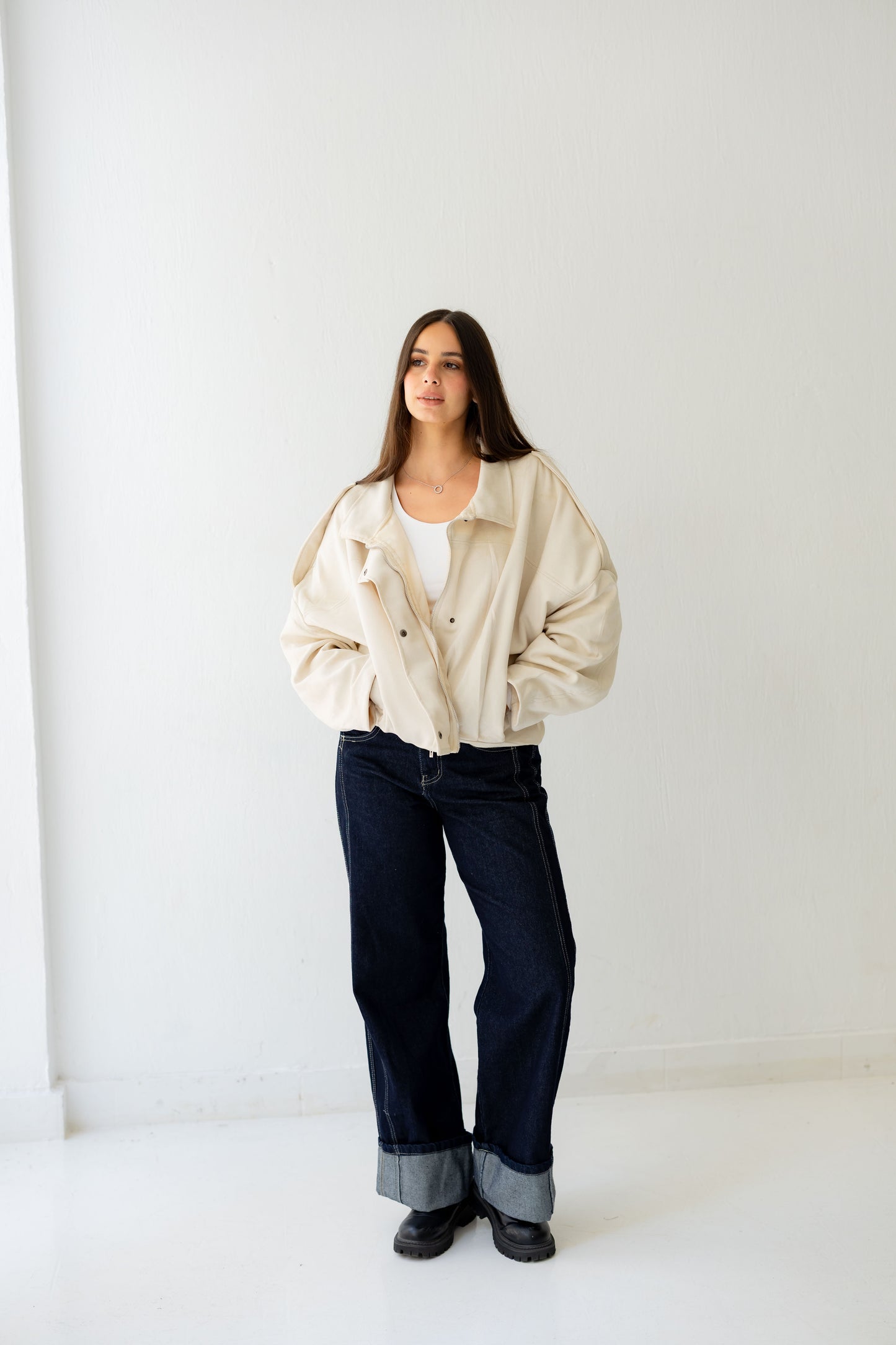 Velvet Storm Jacket - Cream (PRE-ORDER)