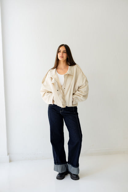 Velvet Storm Jacket - Cream (PRE-ORDER)