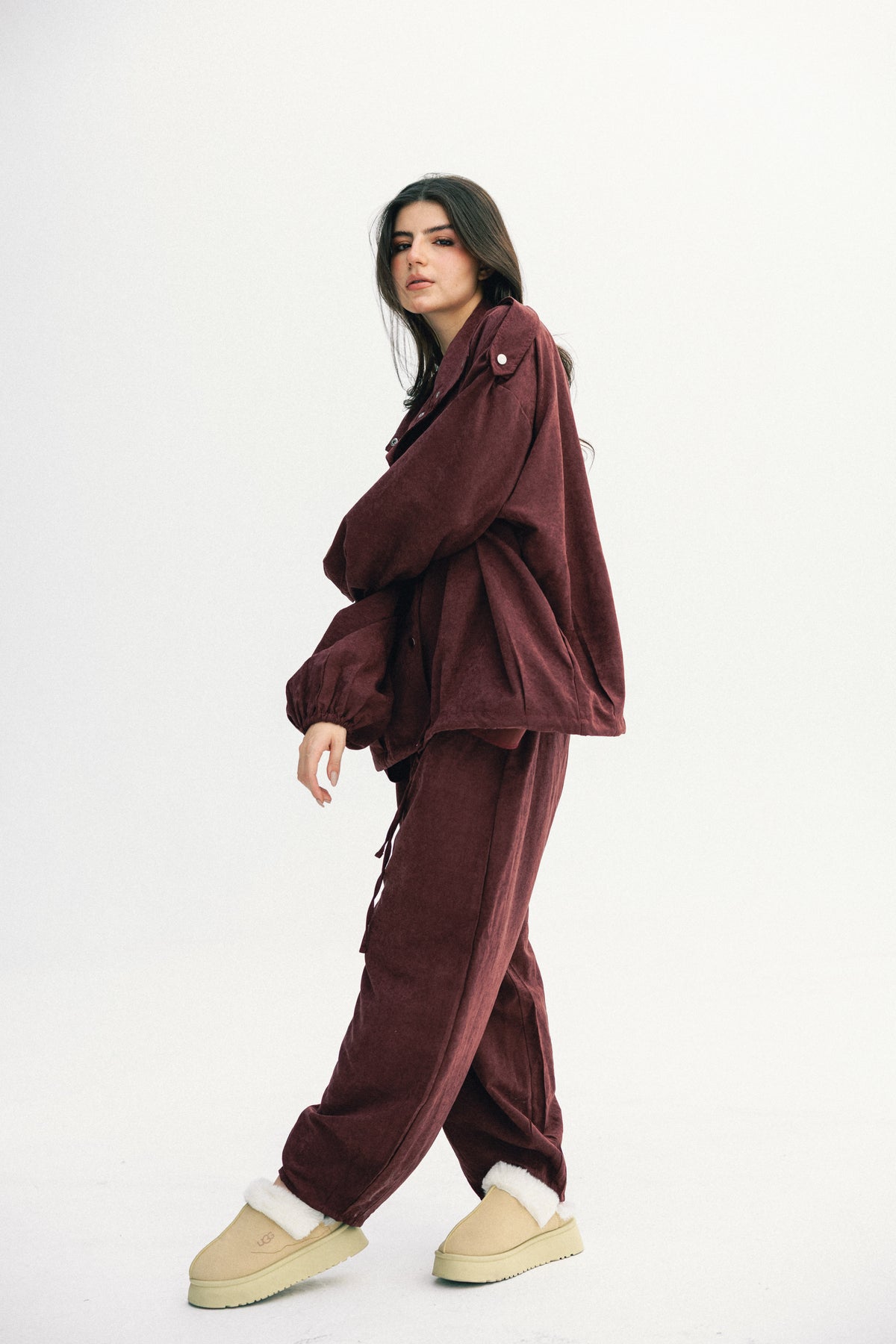 On The Go Set - Burgundy