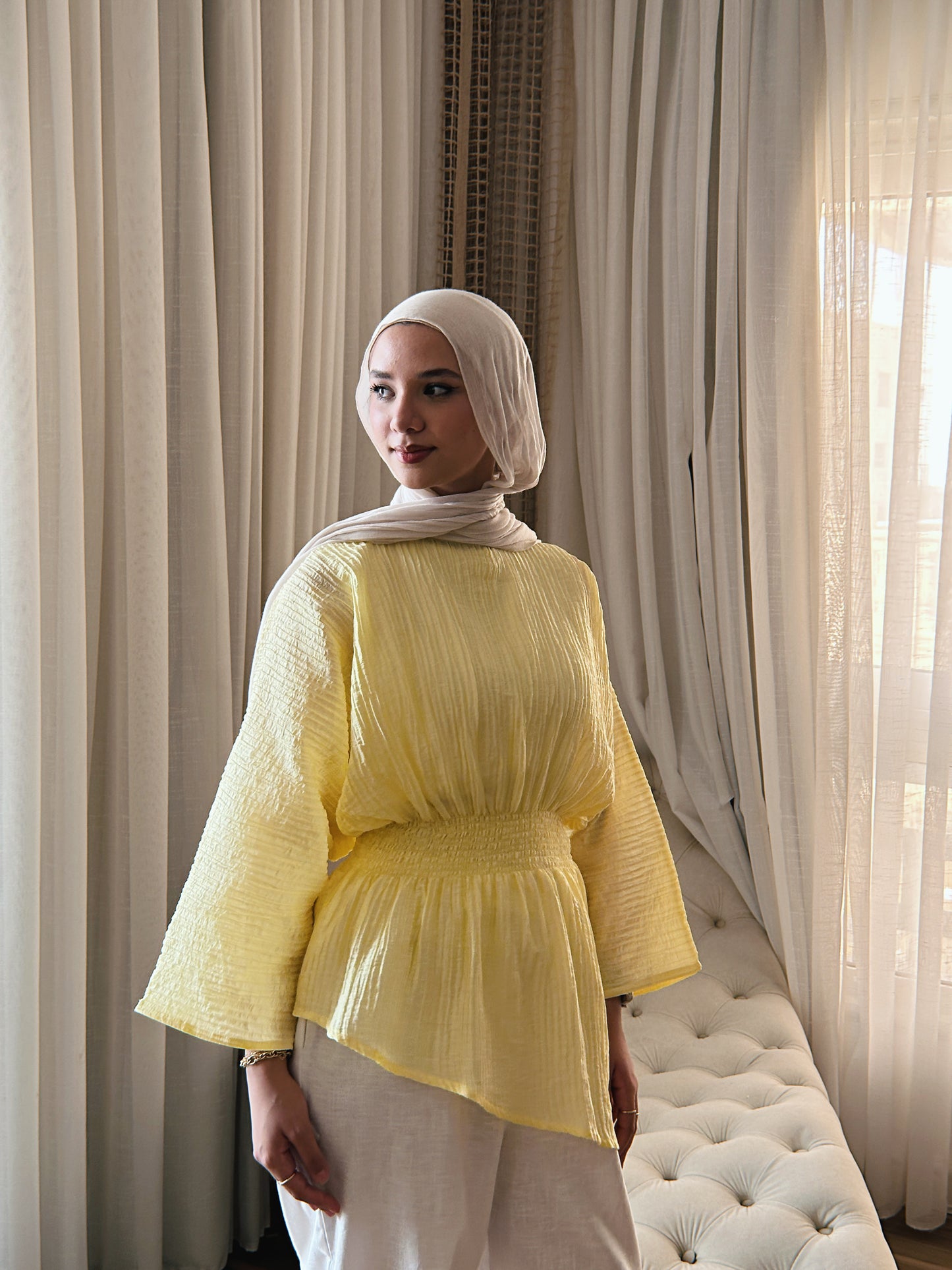 Palm Top - Butter Yellow