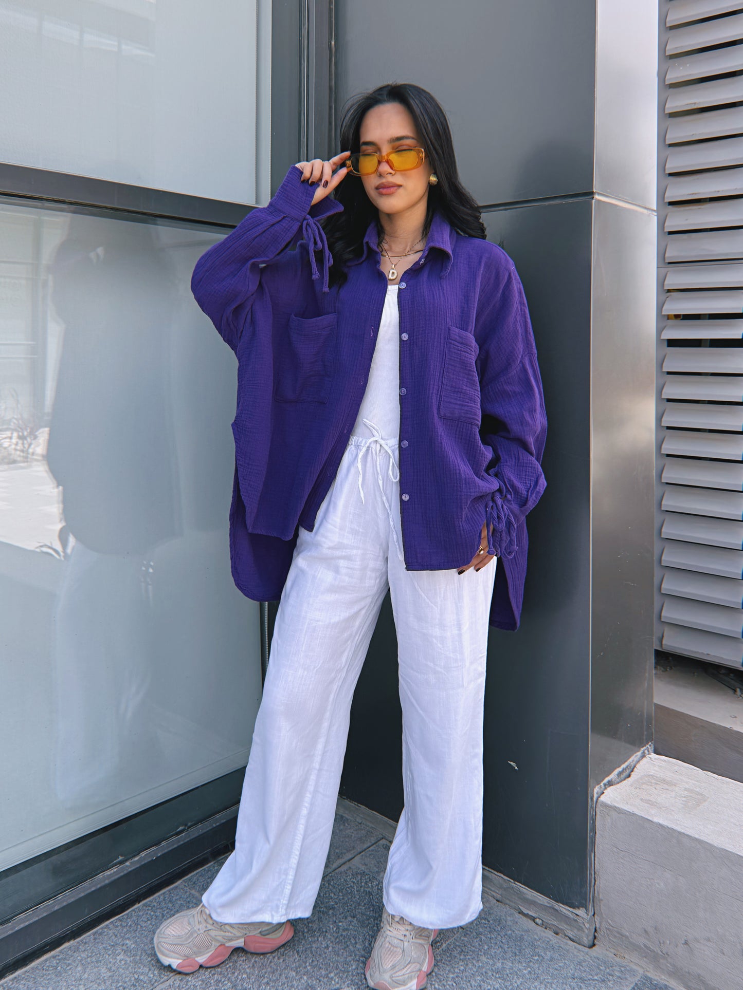 Blooming Shirt - Violet
