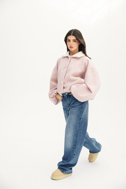 Nonchalant Jacket - Powder Pink