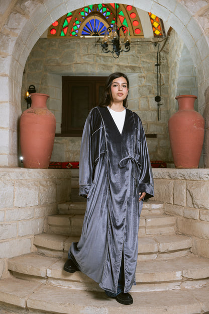 Winter Whisper Kaftan - Grey