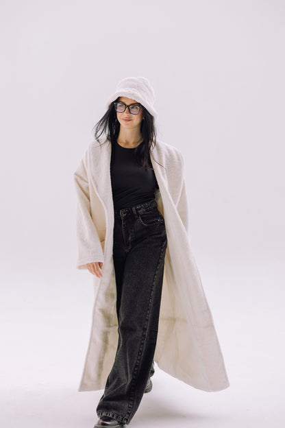 Signature Cozy Coat - Off White