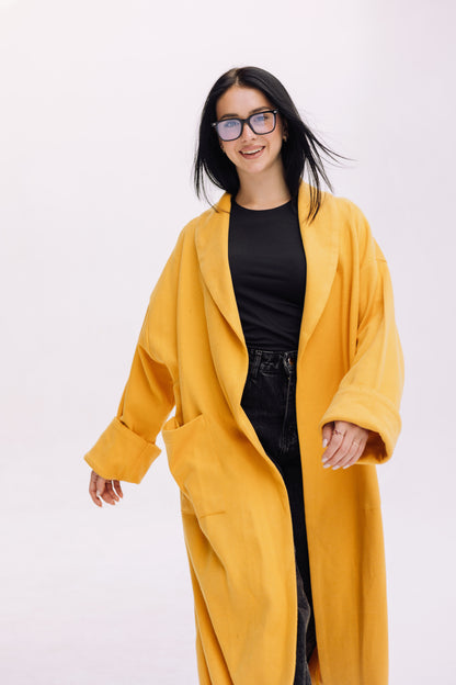 Cardigan Coat - Honey