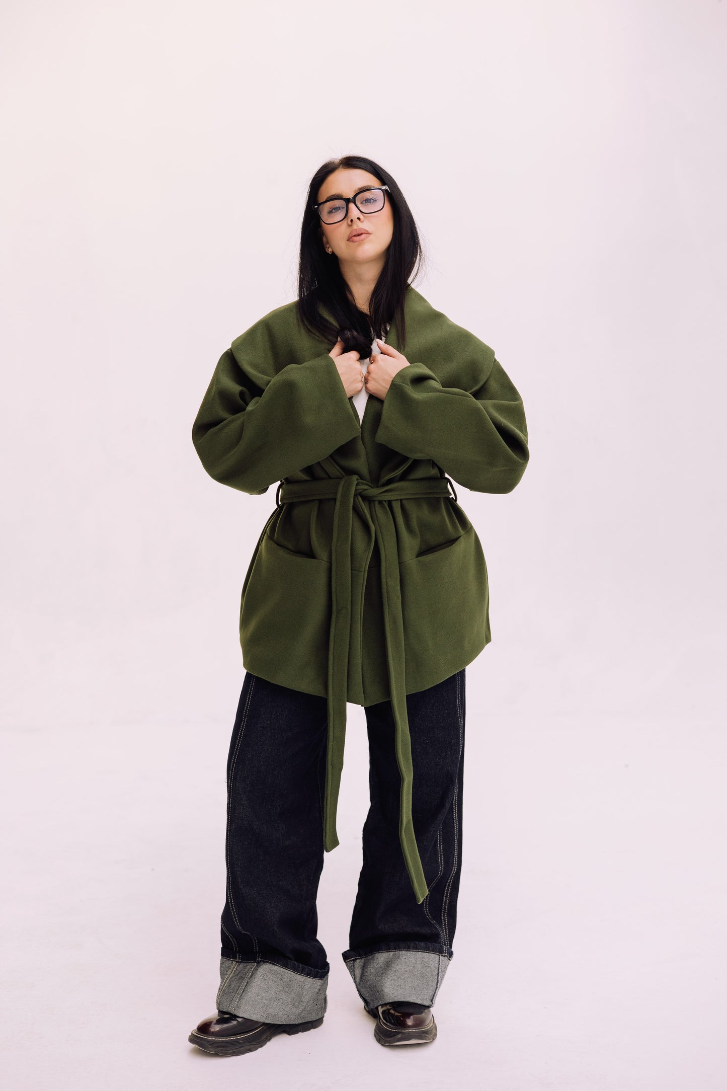 Winter Pearl Jacket - Deep Olive